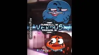 Gumball Vs Darwin #1v1edit #edit #theamazingworldofgumball #shorts #fyp #battle #cartoon #1v1