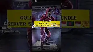 Gold Royale BUNDLE Server Singapore 🇸🇬🇧🇩🇲🇨💯||FREE FIRE MALAYSIA