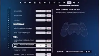 PS4 Ve PS5 Fortnite da Sizi Hızlandıracak Sens ve Tuş ayarları