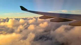4K | EVA Air A330-300 Descent & LANDING | Taipei (TPE) | BR266