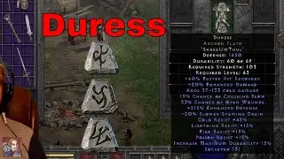 Diablo II Resurrected  Rune Words - Duress (Shael Um Thul)