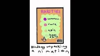 Stationary Blind Bag animation part: 1 (our first animation!!)