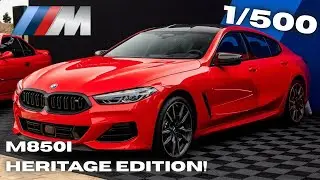 Обзор и подробный осмотр: BMW M850i ​​M Heritage Edition 2026 года (1/500 экземпляров, отсылающих...