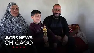 Oscar-winning Palestinian director Hamdan Ballal speaks after being released by Israeli forces