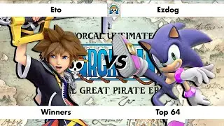 NorCal Ultimate Arcadian 2025 - Winners Top 64 - Eto (Sora) vs Ezdog (Sonic)