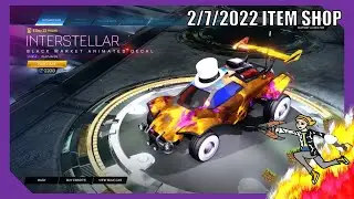 *Black Market* Purple Interstellar Universal Animated Decal! | Rocket League Item Shop (7/2/2022)