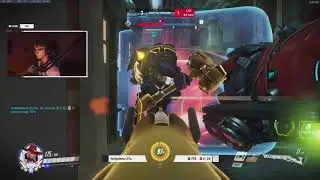INSANE AIM - GALE ASHE GAMEPLAY OVERWATCH SEASON 24 TOP 500