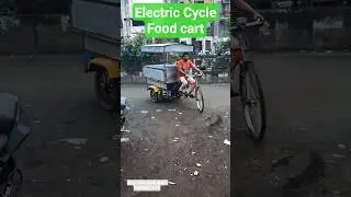 electric Cycle food cart #cycle #evbike #ev #foodcart #suratdiaries #biketrolley #electronic