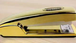 B5000 Professional Executive Stapler with Gold Chrome Finish
