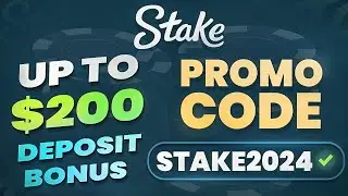 Stake Promo Code: STAKE2024 up to $200 deposit bonus