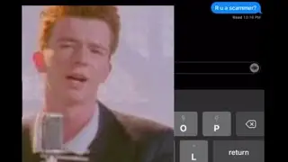 The time i got rick rolled
