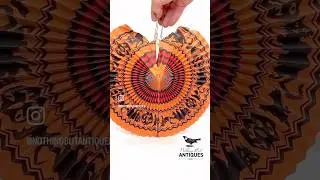 RARE Antique Halloween Accordion Paper Japanese Lantern, ca. 1920s