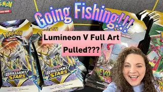 Going Fishing!! Looking for the Lumineon V Full Art! Pokémon Brilliant Stars vs. Evolving Skies!