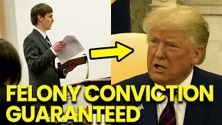 BREAKING! Prosecutor Evidence GUARANTEES Trump Felony Conviction
