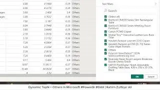 Dynamic TopN + Others in Microsoft #PowerBI #DAX