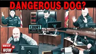 * Dangerous Dog -OR- Is The Antagonistic Tow Truck Driver To Blame * DOG BITE CASE w/ Judge George *