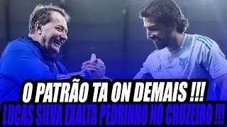 Lucas Silva, do Cruzeiro, exalta Pedrinho e revela fala em cl&aacute;ssico