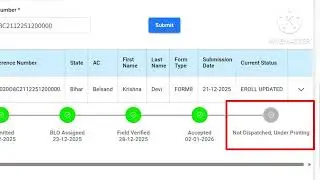 Not Dispatched Under Printing Voter id Card | Not Dispatched Under Printing | Not Dispatched Problem