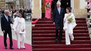 Princess Alexandra of Luxembourg weds Nicholas Bagory in a civil ceremony.