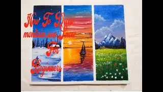 How to draw sun ,snow,mountain\\Drawing for beginners step by step\\Daily Challange 20