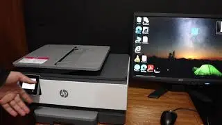HP OfficeJet 8015 Printer SetUp With Windows 10 Laptop, PC & Computer.
