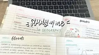 study with me for geography