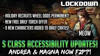 TWD RTS: Andrea & Magna now F2P?! S Class Accessibility Updates! The Walking Dead: Road to Survival
