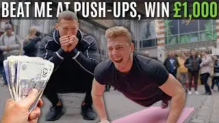 Beat me at Push ups, WIN &pound;1,000!!