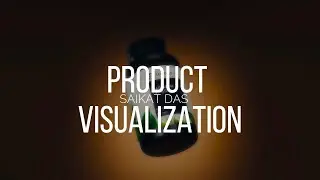 Capsule Bottle 3D Product Visualization  by Saikat Das