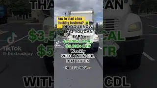How to start a box trucking business?￼(Requirements to finding first load) #boxtruck #owneroperator