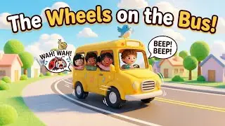 The Wheels on the Bus | Nursery Rhymes & Kids Songs