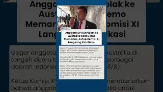 DPR Malah ke Australia saat Demo Ricuh, Ada Agenda Nikmati Sydney Marathon, Ini Kata Komisi XI