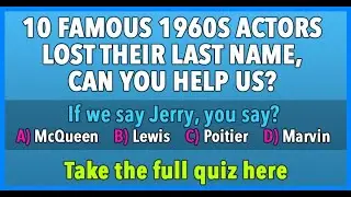 Classic Hollywood Name Quiz: Test Your Knowledge!