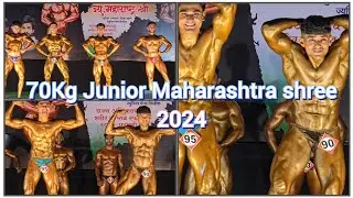 70kg Junior Maharashtra shree 2024 @BodybuildingCompetition