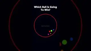 Which ball is going to win? #satisfying #viral #simulation