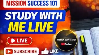 Study With Me Live 📚 | 2 Hours Focus Session | No Music#study