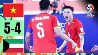 Vietnam fight back TWICE in 9-goal-thriller! | Vietnam - Kuwait | Highlights | AFC Futsal Asian Cup&trade;