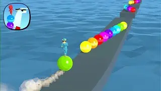Stack Rider - Balls Gameplay All Levels Android, ios ( Levels 2558 - 2573 )