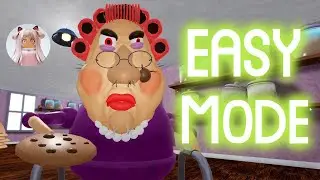 ESCAPE EVIL GRANDMA! (FIRST PERSON OBBY) EASY MODE Roblox GameplayWalkthrough No Death [4k 