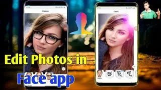 photo editing background change | how to use face app, the Viral Photo Editing App, age challenge