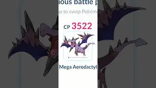 1 HP Mega Aerodactyl Destroy Grunt Badly in #pokemongo