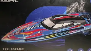 Unboxing rc boat yk080 de Deerc