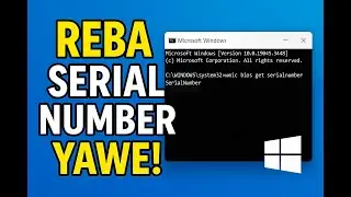 Uko Wamenya Serial Number ya Windows Ukoresheje CMD - Byoroshye!