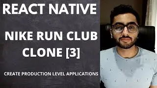 Stack and Tabs Navigation in React Native | Nike Run Club Clone [3] | Production Level Application