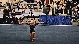 9.325  Level 4 Gymnastics Floor Routine - State Championships 2024-  Ava Rose