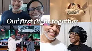 OUR FIRST FLIGHT TOGETHER