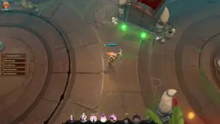 Quick look at Lucie skills In Battlerite Using The Playground
