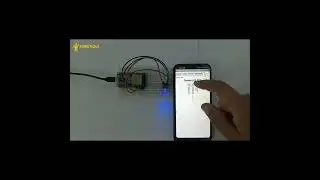 #control  #rgb  #led  #module  #connected  to #esp32  #board  via #bluetooth #shorts