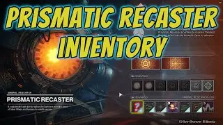 Prismatic Recaster Inventory (Arrival Armor Mods) - June 27, 2020 | Destiny 2