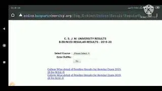 #kanpuruniversityresult kanpur University result2019 20  promote result bed exam kanpur University